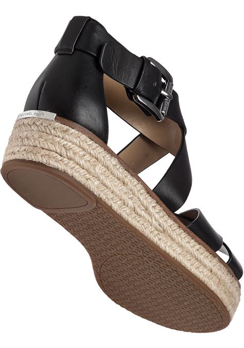 michael kors sandals darby black strap platform|Michael michael kors darby sandal + FREE SHIPPING.